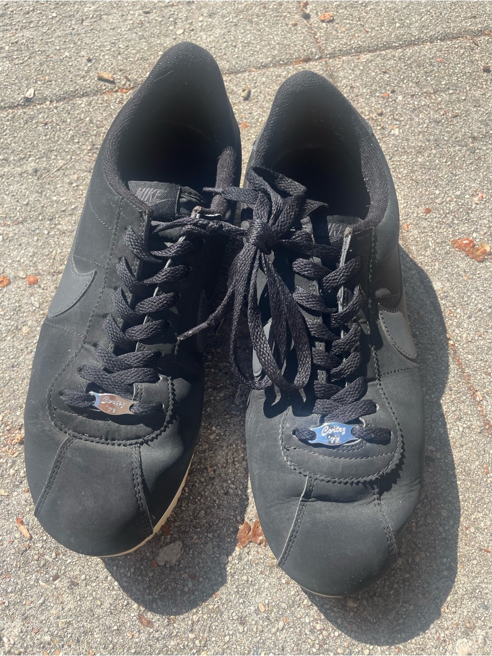 Nike Men’s Cortez ‘72 Black Low-Top Lace-Up Sneakers